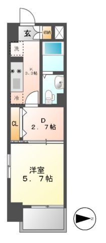 ブランシエスタ泉の間取り