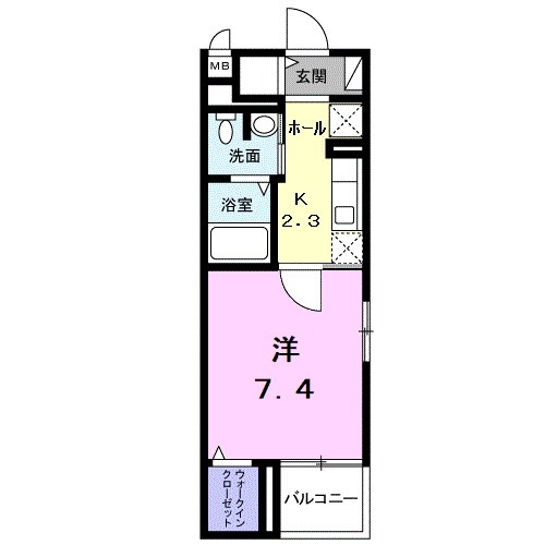 ステーション　いこいの間取り