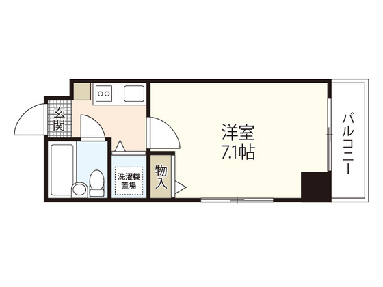 広島市中区小網町のマンションの間取り