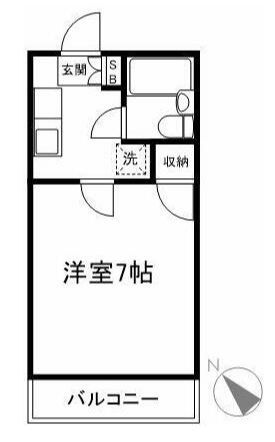 ツインテラス鷺宮Ｂ棟の間取り