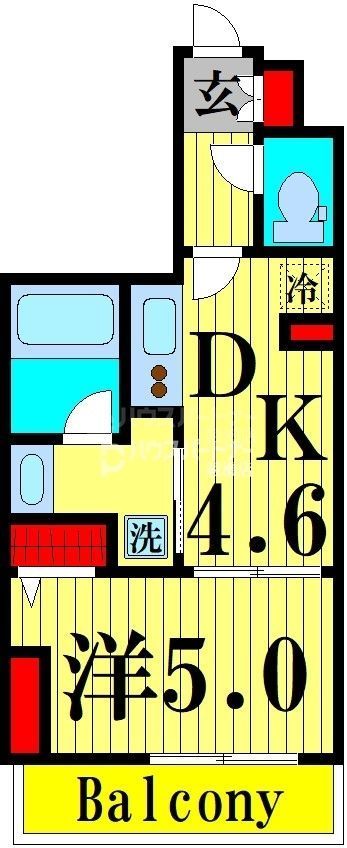 ラフィスタ北綾瀬の間取り