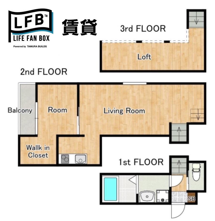 ＬＦＢ　ＡＰＡＲＴＭＥＮＴ新地の間取り