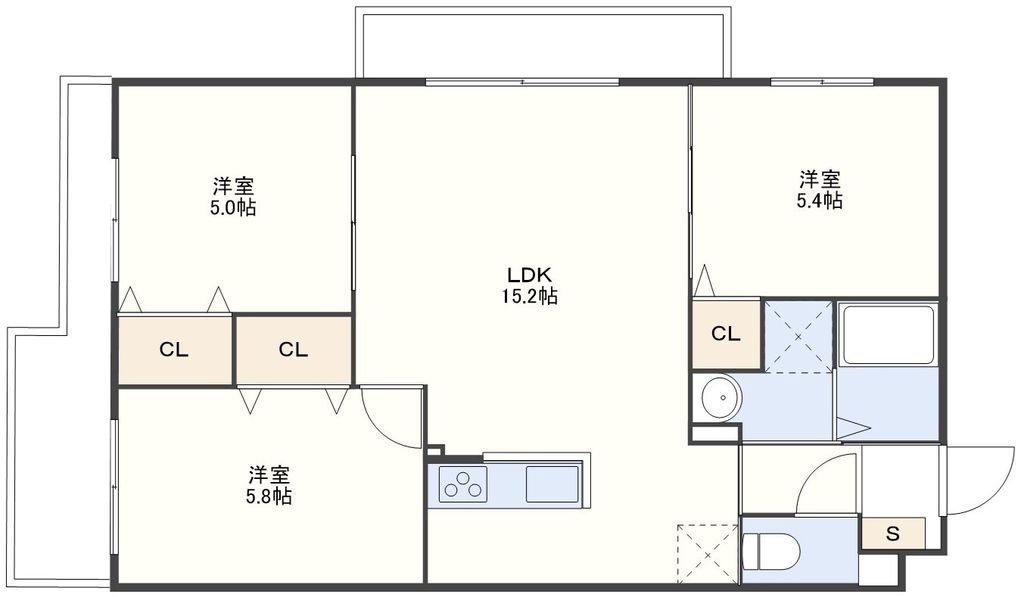 ファースト・ステージ戸町の間取り