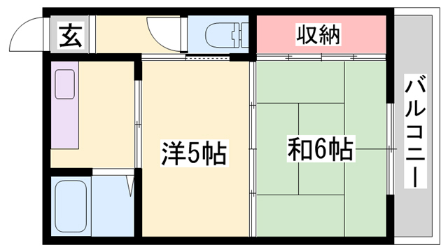 コーポ柏尾の間取り