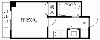 今出川アイビーハウスの間取り