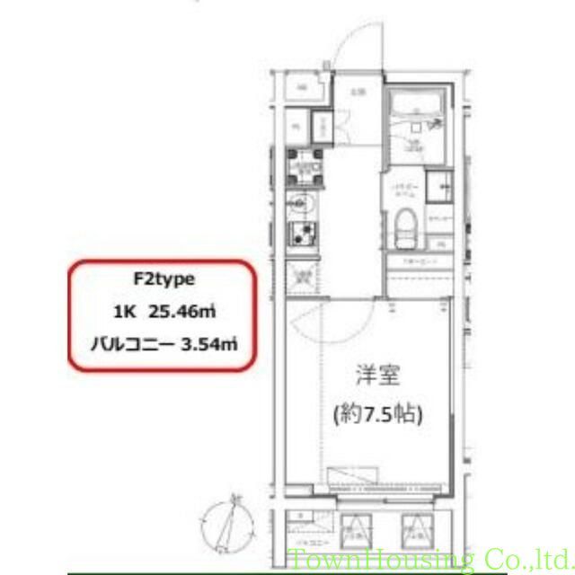 目黒区目黒本町のマンションの間取り