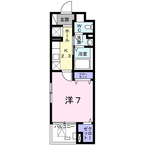 オークフォレスト明和VIIの間取り