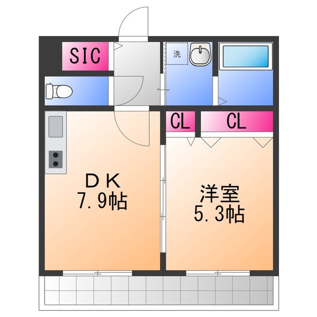 アビタシオンイサムの間取り