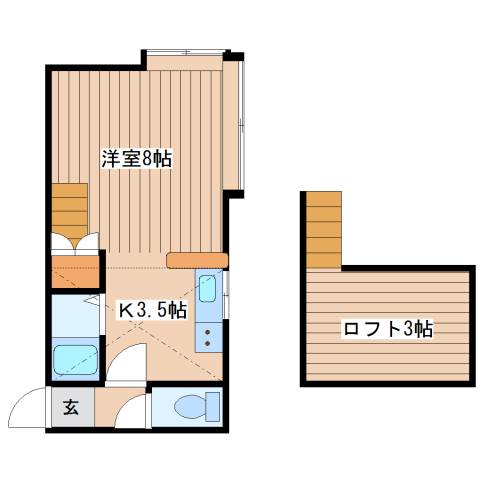 パールハイム山の手の間取り