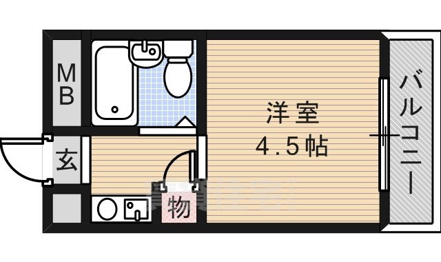 摂津市香露園のマンションの間取り