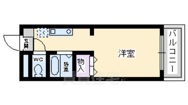 堺市堺区新町のマンションの間取り