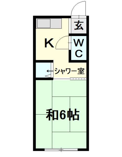 名古屋市中村区鈍池町のマンションの間取り