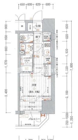 プレサンス北浜パレスの間取り