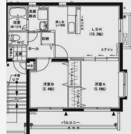 ユーミーなでしこＡの間取り