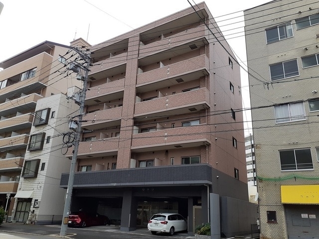 広島市西区横川町のマンションの建物外観