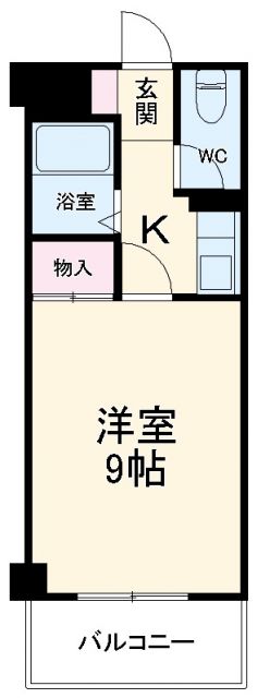 名古屋市千種区朝岡町のマンションの間取り