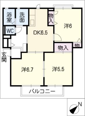 フォーレス山口の間取り