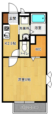 ソレジオ対中の間取り