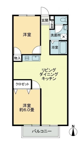 【フォブールさくらの間取り】