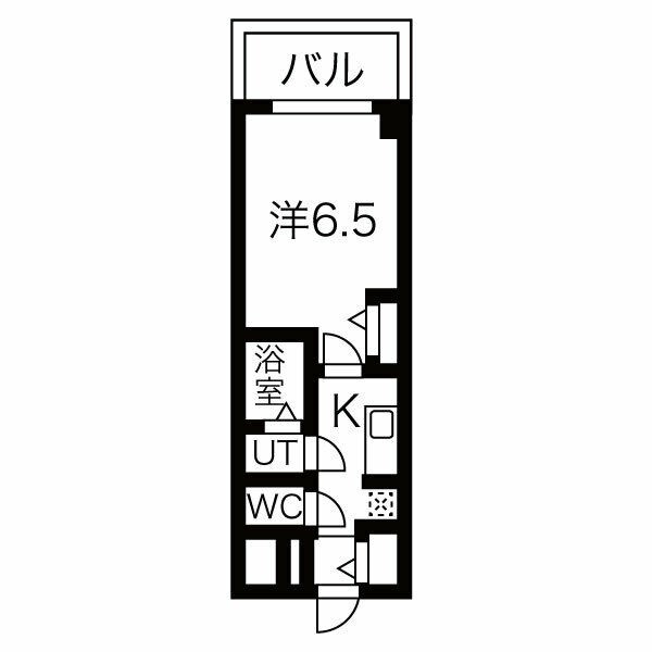 名古屋市西区新道のマンションの間取り