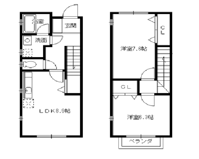 グレイス東山の間取り