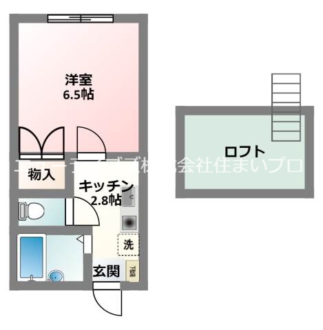 守口市佐太中町のアパートの間取り