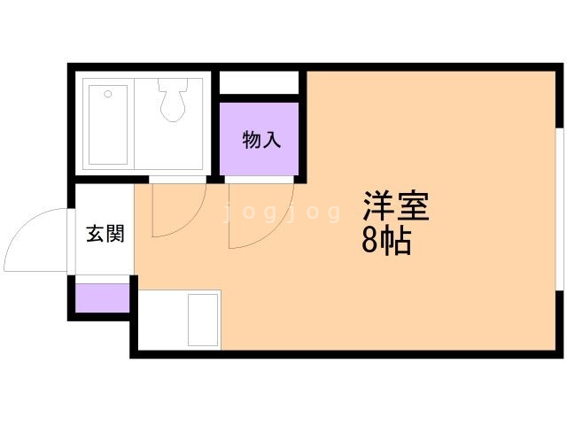 札幌市豊平区豊平五条のマンションの間取り