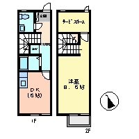 サニーハイツ有松Ｂの間取り