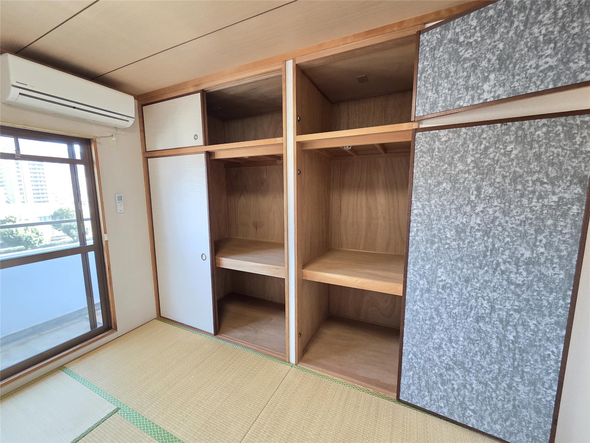 収納　大容量に収納可能な押し入れあり♪