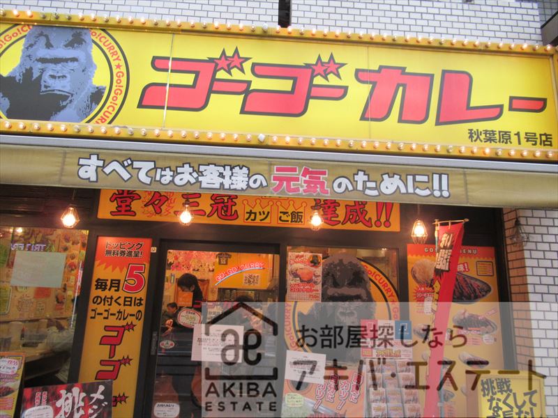 飲食店　ゴーゴーカレー秋葉原1号店（飲食店）まで685m