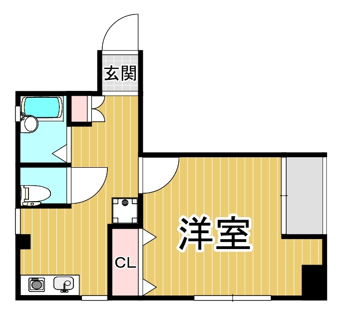 阪神本線 西宮駅 徒歩5分 5階建 築26年の間取り写真