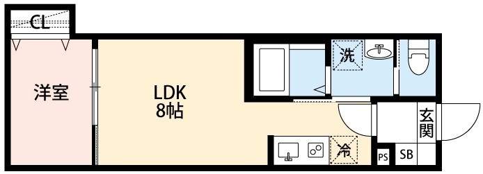 k1 apartmentsの間取り写真