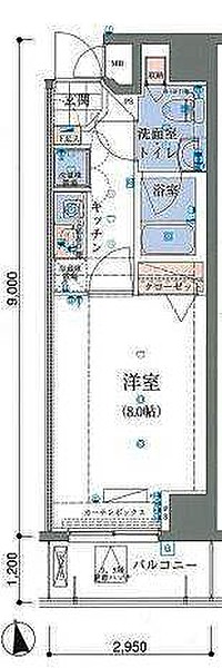 都営大江戸線 新御徒町駅 徒歩2分 11階建 築15年の間取り写真
