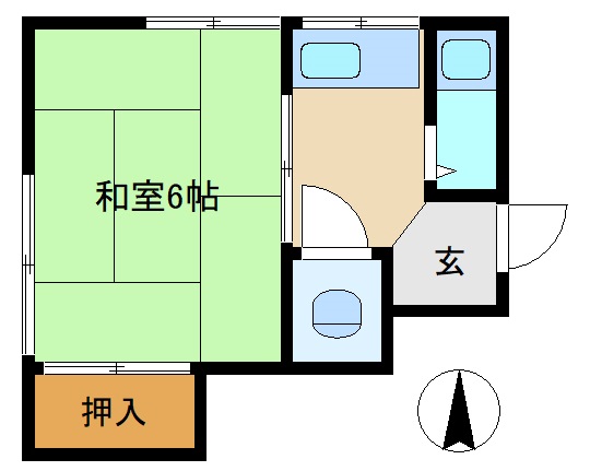 杉野荘の間取り