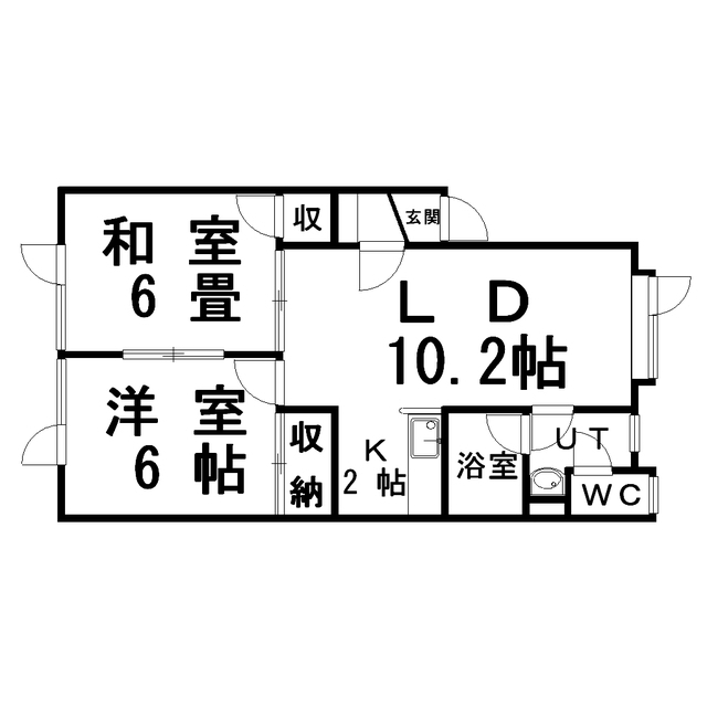 ウェストヒル愛国の間取り