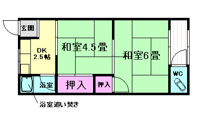 ゆたか荘の間取り