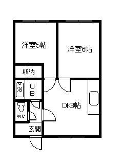 イナヤマコーポラスの間取り