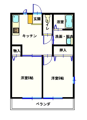 サンケイ川奈IIの間取り