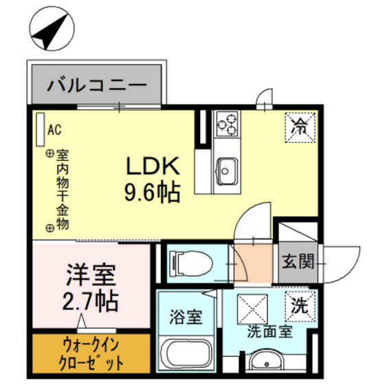 アネーロの間取り