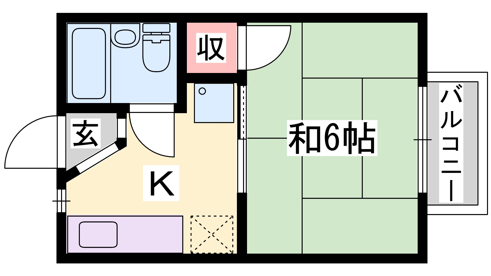 シラサギの間取り