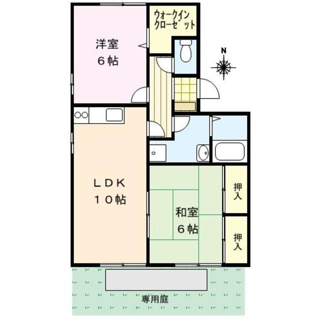 ＯＫＡ東櫛原の間取り