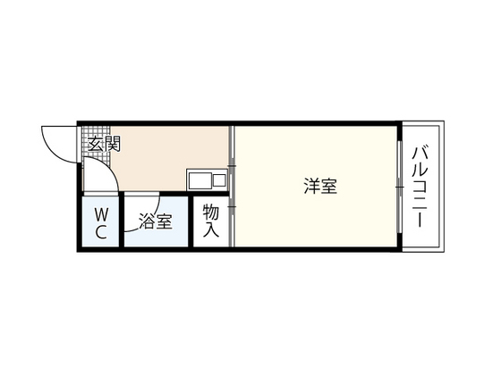 広島市西区草津東のマンションの間取り