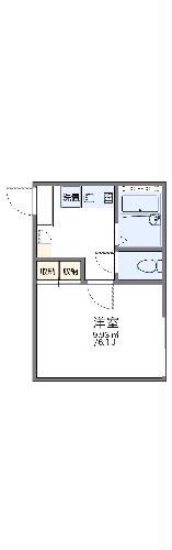 レオパレスパルファンの間取り