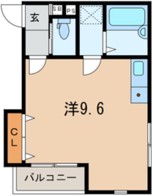 第6アルレ堀之内の間取り