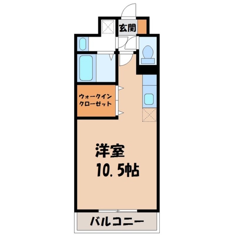 【壱番館元今泉の間取り】