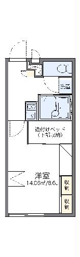 レオパレストレドの間取り