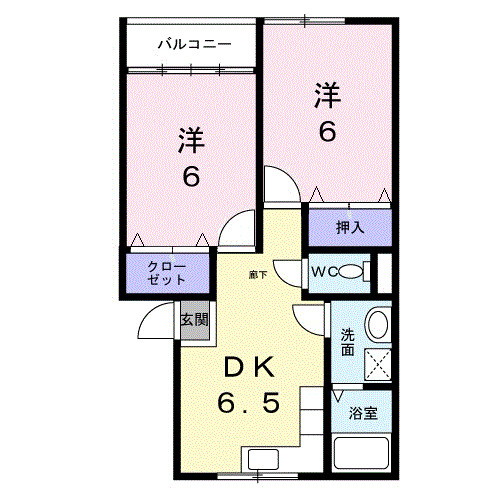 ルーセントAの間取り