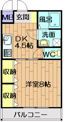 シティライフ上本町の間取り