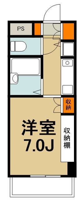 【横浜市都筑区富士見が丘のマンションの間取り】