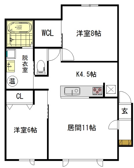 グランステージVIの間取り